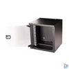 Kép 3/5 - Equip Fali Rackszekrény - EWM-06-3030-B (10", 6U, 300x300mm, lapra szerelt, fekete)