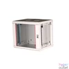 Kép 2/8 - Equip Fali Rackszekrény - EPM-09-6045-G-CBAA (19", 9U, 600x450mm, előre szerelt, szürke)