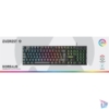 Kép 5/5 - Everest Gamer Billentyűzet - KB-188 Borealis Rainbow (N-key, USB, fekete, magyar, RGB LED)