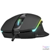 Kép 4/8 - Everest Gamer Egér - RAGE-X2  (6400 DPI, 7gomb, 1,5m harisnyázott kábel, optikai, fekete, RGB LED)