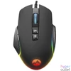 Kép 1/8 - Everest Gamer Egér - RAGE-X2  (6400 DPI, 7gomb, 1,5m harisnyázott kábel, optikai, fekete, RGB LED)