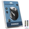 Kép 8/8 - Everest Vezeték nélküli Egér - SM-32BT (Bluetooth, 1600 DPI, 6 gomb, optikai, fekete, RGB LED)