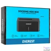 Kép 2/7 - Everest HDD Dokkoló - HD3-530 (2,5"/3,5" HDD USB-A 3.0, Max.: 8TB, szürke)