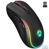 Kép 3/5 - Everest Vezeték nélküli Egér - SM-W75 -X-RAPID (1600 DPI, 6 gomb, optikai, fekete, RGB LED)