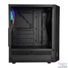 Kép 2/5 - Everest Számítógépház -  BUMPY (fekete; plexi; ATX; alsó táp; 1x120mm LED; 1xUSB3.0 + 2xUSB2.0, I/O; porszűrő)