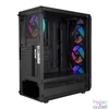 Kép 1/5 - Everest Számítógépház -  BUMPY (fekete; plexi; ATX; alsó táp; 1x120mm LED; 1xUSB3.0 + 2xUSB2.0, I/O; porszűrő)