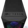 Kép 3/5 - Everest Számítógépház -  BUMPY (fekete; plexi; ATX; alsó táp; 1x120mm LED; 1xUSB3.0 + 2xUSB2.0, I/O; porszűrő)