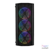 Kép 5/5 - Everest Számítógépház -  BUMPY (fekete; plexi; ATX; alsó táp; 1x120mm LED; 1xUSB3.0 + 2xUSB2.0, I/O; porszűrő)