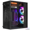 Kép 3/6 - Everest Számítógépház - MINION Mesh PEAK 300W (fekete; 2x12cm LED venti, Micro ATX / MINI-ITX, 300W táp)