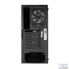 Kép 6/6 - Everest Számítógépház -  FLAT MESH (fekete; plexi; ATX; alsó táp; 4x120mm LED; 1xUSB3.0 + 2xUSB2.0, I/O; porszűrő)