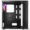 Kép 4/6 - Everest Számítógépház - FACED V1 (fekete; üveg; ATX; alsó táp; 4x120mm LED; 1xUSB3.0 + 2xUSB2.0)