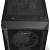 Kép 6/6 - Everest Számítógépház - X-RACER (fekete; üveg; ATX; alsó táp; 4x120mm LED, 1xUSB3.0 + 2xUSB2.0)