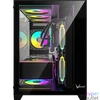 Kép 1/3 - Formula Számítógépház - Crystal Z5 Black (fekete, ablakos, 1x12cm venti, mATX , 1xUSB3.0, 1xUSB2.0, 1xType-C)
