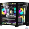 Kép 2/3 - Formula Számítógépház - Crystal Z5 Black (fekete, ablakos, 1x12cm venti, mATX , 1xUSB3.0, 1xUSB2.0, 1xType-C)