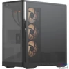 Kép 2/4 - Formula Számítógépház - Crystal U9 PA Black (fekete, ablakos, 4x12cm venti, EATX, 2xUSB3.0, 1xType-C)