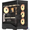 Kép 3/4 - Formula Számítógépház - Crystal U9 PA Black (fekete, ablakos, 4x12cm venti, EATX, 2xUSB3.0, 1xType-C)