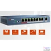 Kép 1/2 - Hikvision Switch PoE - DS-3E0109P-E (8 port 100Mbps, 123W, 1 uplink port, L2)