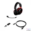 Kép 6/6 - HyperX Fejhallgató - Cloud III Wireless (Vezeték nélküli, USB, fekete/piros)