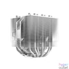 Kép 7/8 - ID-Cooling CPU Cooler - SE-207-XT SLIM SNOW (15.2-35.2 dB; max 129,39 m3/h; 4Pin csatlakozó, 7 db heatpipe, 2x12cm, PWM)