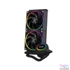Kép 5/11 - ID-Cooling CPU Water Cooler - Space SL240 (13.8-30.5dB; max. 132,52 m3/h; 2x12cm, A-RGB LED, fekete)
