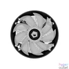 Kép 1/6 - ID-Cooling CPU Cooler - DK-07A RAINBOW (25,6dB; max. 104,48 m3/h; 3pin csatlakozó, 12cm, LED)