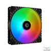 Kép 1/3 - ID-Cooling Cooler 14cm - WF-14025-XT ARGB (31,2dB, max. 136,94 m3/h, 4pin PWM, A-RGB LED, fekete)