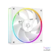 Kép 1/7 - ID-Cooling Cooler 12cm - AF-127-ARGB-W (29,9dB, max. 132,52 m3/h, 4pin, PWM, 12cm, ARGB LED, fehér)