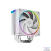 Kép 1/7 - ID-Cooling CPU Cooler - FROZN A410 ARGB WHITE (29.9dB; max. 132,54 m3/h; 4pin, 4 db heatpipe, 12cm, A-RGB, PWM)