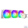 Kép 1/7 - ID-Cooling CPU Water Cooler - FX360 ARGB WHITE (35,2dB; max. 129,39 m3/h; 3x12cm, A-RGB LED, fehér)