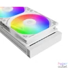 Kép 4/7 - ID-Cooling CPU Water Cooler - FX360 ARGB WHITE (35,2dB; max. 129,39 m3/h; 3x12cm, A-RGB LED, fehér)