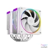 Kép 2/6 - ID-Cooling CPU Cooler - FROZN A620 ARGB WHITE (29,9dB; max 132,52 m3/h; 4Pin csatlakozó, 6 db heatpipe, 2x12cm, PWM)