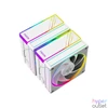 Kép 3/6 - ID-Cooling CPU Cooler - FROZN A620 ARGB WHITE (29,9dB; max 132,52 m3/h; 4Pin csatlakozó, 6 db heatpipe, 2x12cm, PWM)