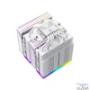 Kép 4/6 - ID-Cooling CPU Cooler - FROZN A620 ARGB WHITE (29,9dB; max 132,52 m3/h; 4Pin csatlakozó, 6 db heatpipe, 2x12cm, PWM)