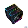 Kép 4/7 - ID-Cooling CPU Cooler - FROZN A620 ARGB (29,9dB; max 132,52 m3/h; 4Pin csatlakozó, 6 db heatpipe, 2x12cm, PWM)