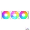 Kép 3/11 - ID-Cooling CPU Water Cooler - Space SL360 XE WHITE (35,2dB; max. 129,39 m3/h; 3x12cm, A-RGB LED, fehér)
