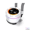 Kép 5/11 - ID-Cooling CPU Water Cooler - Space SL360 XE WHITE (35,2dB; max. 129,39 m3/h; 3x12cm, A-RGB LED, fehér)