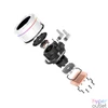 Kép 6/11 - ID-Cooling CPU Water Cooler - Space SL360 XE WHITE (35,2dB; max. 129,39 m3/h; 3x12cm, A-RGB LED, fehér)