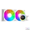 Kép 1/9 - ID-Cooling CPU Water Cooler - Space SL240 XE WHITE (25dB; max. 129,39 m3/h; 2x12cm, A-RGB LED, fehér)