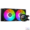 Kép 1/10 - ID-Cooling CPU Water Cooler - Space SL240 XE (25dB; max. 129,39 m3/h; 2x12cm, A-RGB LED, fekete)