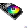 Kép 4/10 - ID-Cooling CPU Water Cooler - Space SL240 XE (25dB; max. 129,39 m3/h; 2x12cm, A-RGB LED, fekete)