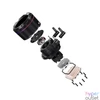 Kép 5/10 - ID-Cooling CPU Water Cooler - Space SL240 XE (25dB; max. 129,39 m3/h; 2x12cm, A-RGB LED, fekete)