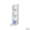 Kép 2/10 - ID-Cooling CPU Water Cooler - DX360 MAX WHITE (32.5dB; max. 144,41 m3/h; 3x12cm, fehér)