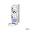 Kép 2/10 - ID-Cooling CPU Water Cooler - DX240 MAX WHITE (35.2dB; max. 144,41 m3/h; 2x12cm, fehér)