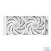 Kép 4/10 - ID-Cooling CPU Water Cooler - DX240 MAX WHITE (35.2dB; max. 144,41 m3/h; 2x12cm, fehér)