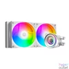 Kép 1/11 - ID-Cooling CPU Water Cooler - FX240 INF WHITE (27.2dB; max. 98,54 m3/h; 2x12cm, A-RGB, fehér)