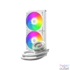 Kép 2/11 - ID-Cooling CPU Water Cooler - FX240 INF WHITE (27.2dB; max. 98,54 m3/h; 2x12cm, A-RGB, fehér)