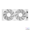 Kép 4/11 - ID-Cooling CPU Water Cooler - FX240 INF WHITE (27.2dB; max. 98,54 m3/h; 2x12cm, A-RGB, fehér)
