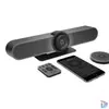 Kép 2/2 - Logitech Webkamera - MeetUp (3840x2160 képpont, 120°-os látótér, mikrofon, 4K Ultra HD, fekete)