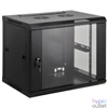 Kép 2/2 - Manhattan Rackszekrény - 19" fali kivitel (9U, 500 (h) x 600 (w) x 450 (d) mm, Összeszerelt, Fekete)