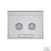 Kép 3/3 - Manhattan Rackszekrény - 19" fali kivitel (12U, 635 (h) x 570 (w) x 450 (d) mm, Flatpack, Szürke)